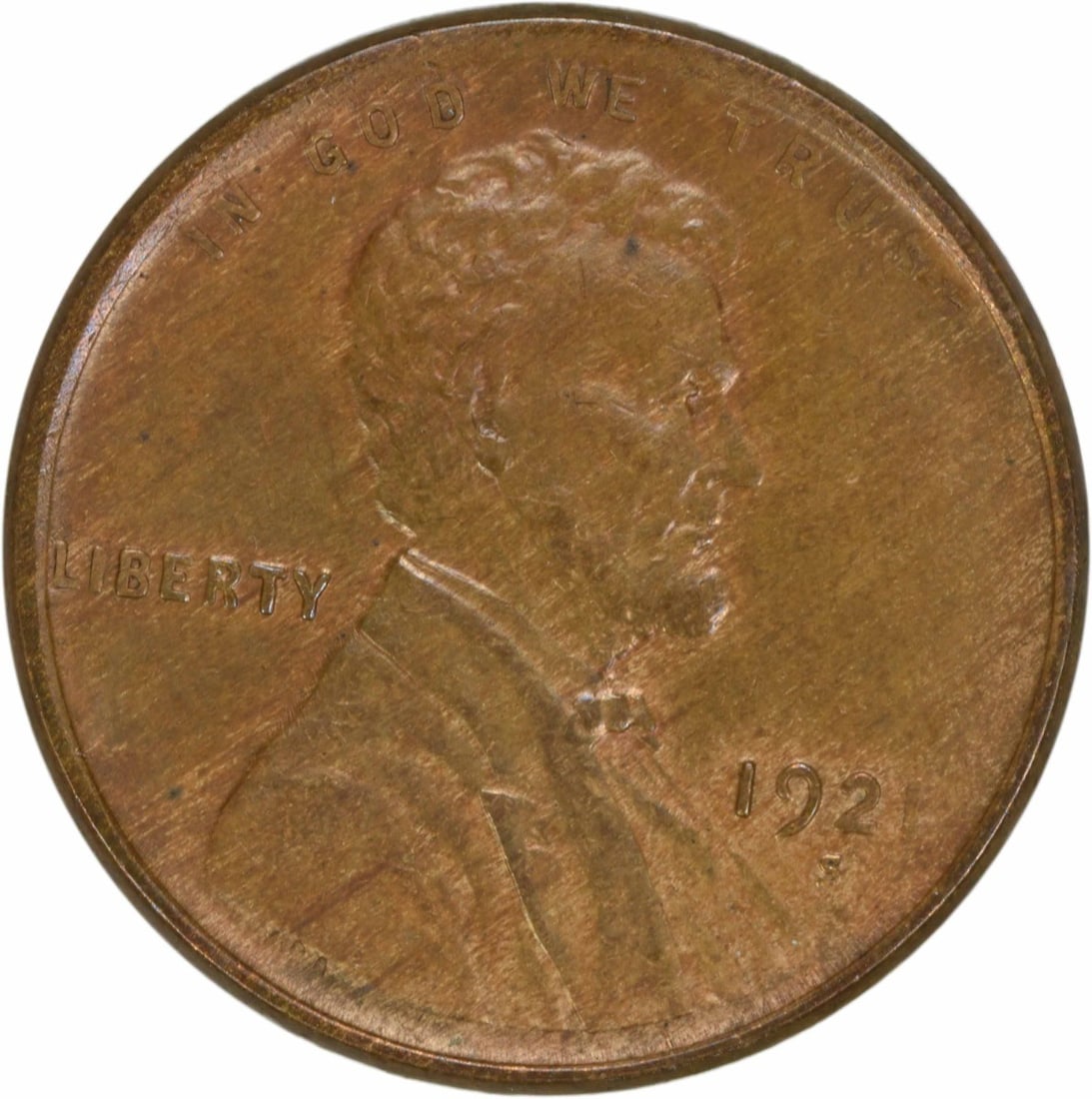 1921-S Lincoln Wheat Cent AU Uncertified Copper Coin: 1921-S Lincoln Wheat Cent AU Uncertified Copper Coin This 1921-S Lincoln Cent is a circulated coin, graded as About Uncirculated (AU). Made of copper, it features the iconic Lincoln Wheat design and o