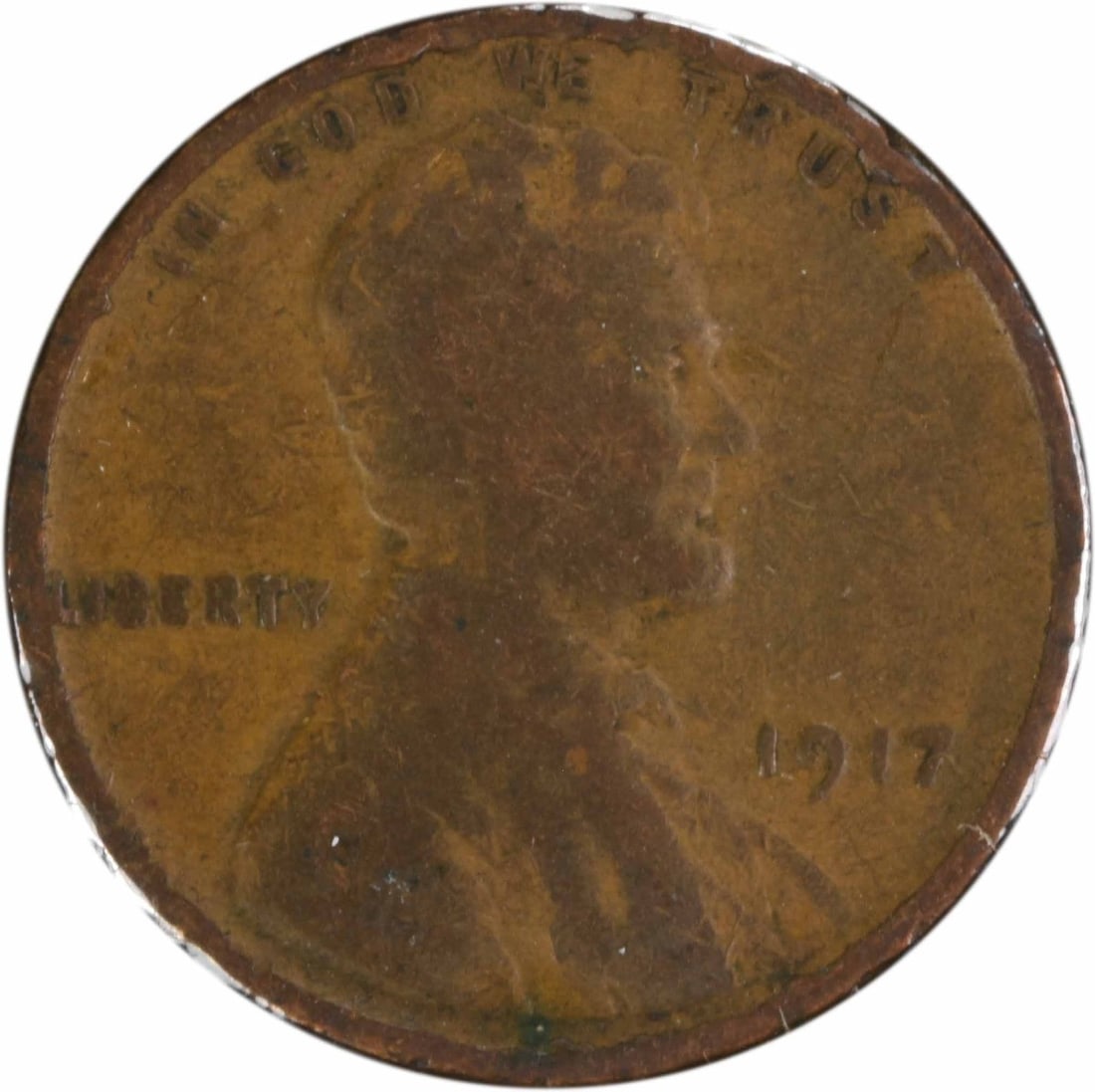 1917 Lincoln Wheat Cent DDO FS-101 Uncertified Copper Coin (1 of 2)