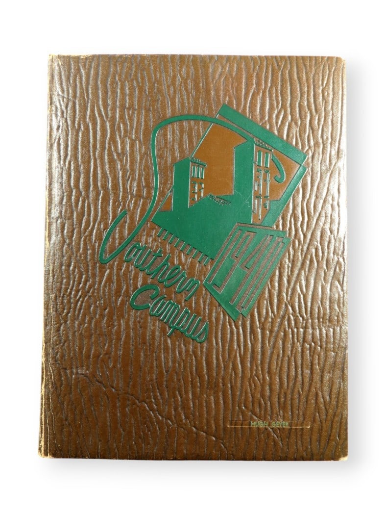 1940 UCLA Yearbook Jackie Robinson Photos Not Signed: 1940 UCLA Yearbook Jackie Robinson Photos Not Signed This original yearbook features the legendary baseball player Jackie Robinson, showcasing his time at UCLA in 1940. It includes six distinct photog