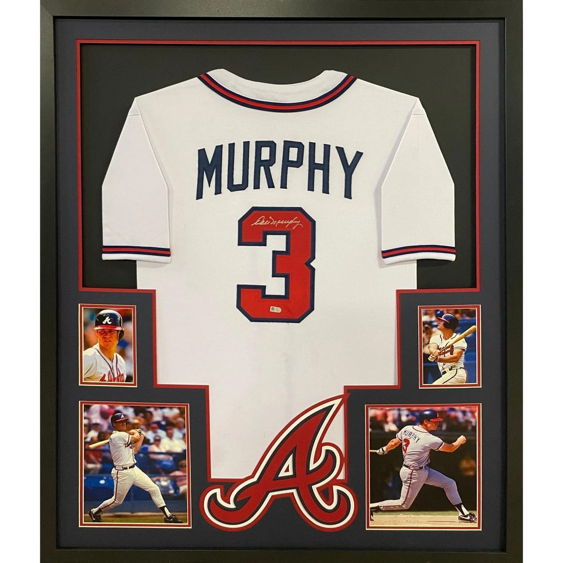 Dale Murphy Signed Framed Jersey MLB Authenticated Atlanta Braves: Dale Murphy Signed Framed Jersey MLB Authenticated Atlanta Braves This framed jersey features the signature of Dale Murphy, a legendary player of the Atlanta Braves. Authenticated by MLB, it includes