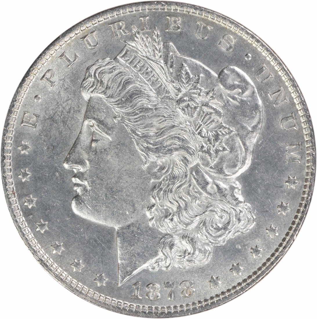 1878 Morgan Dollar 8 Tail Feathers AU Uncertified Philadelphia Mint (1 of 2)