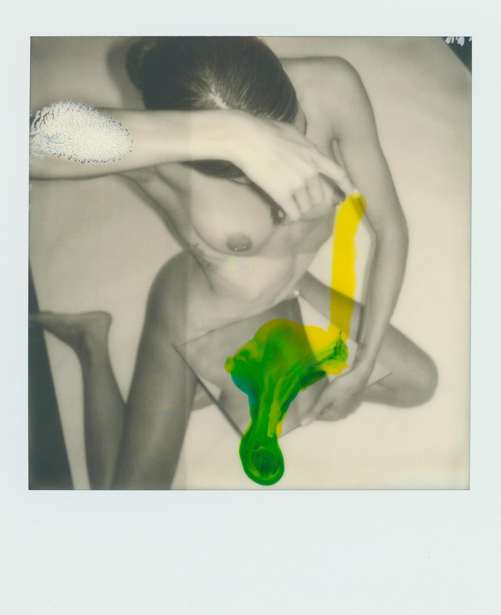 Unique 2019 Polaroid Art Photograph Pola Girls 10 by Larsen Sotelo Signed: Unique 2019 Polaroid Art Photograph Pola Girls 10 by Larsen Sotelo Signed "Pola Girls 10" is a unique Polaroid photograph created by Larsen Sotelo in 2019. This contemporary artwork features a signed