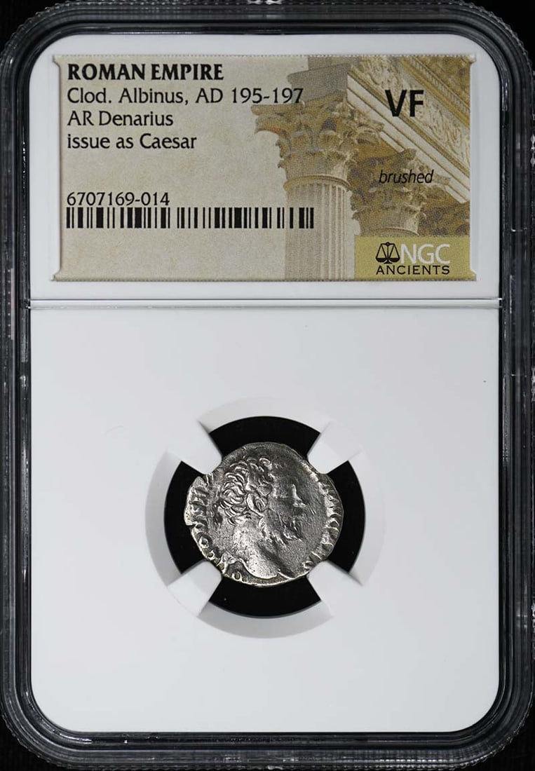 Roman Empire Denarius of Clodius Albinus NGC VF20 Silver Coin (1 of 2)