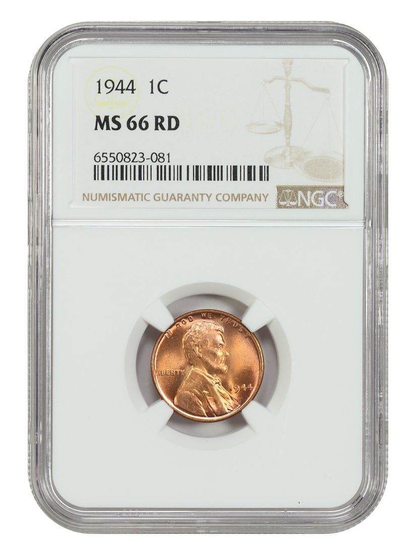 1944 Lincoln Wheat Cent NGC MS66RD Philadelphia Mint Red Uncirculated (1 of 4)