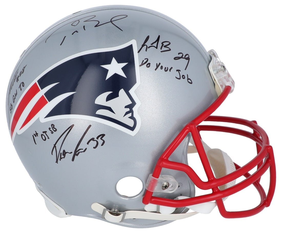 Tom Brady Signed Limited Edition Helmet 21/50 New England Patriots Fanatics (1 of 6)