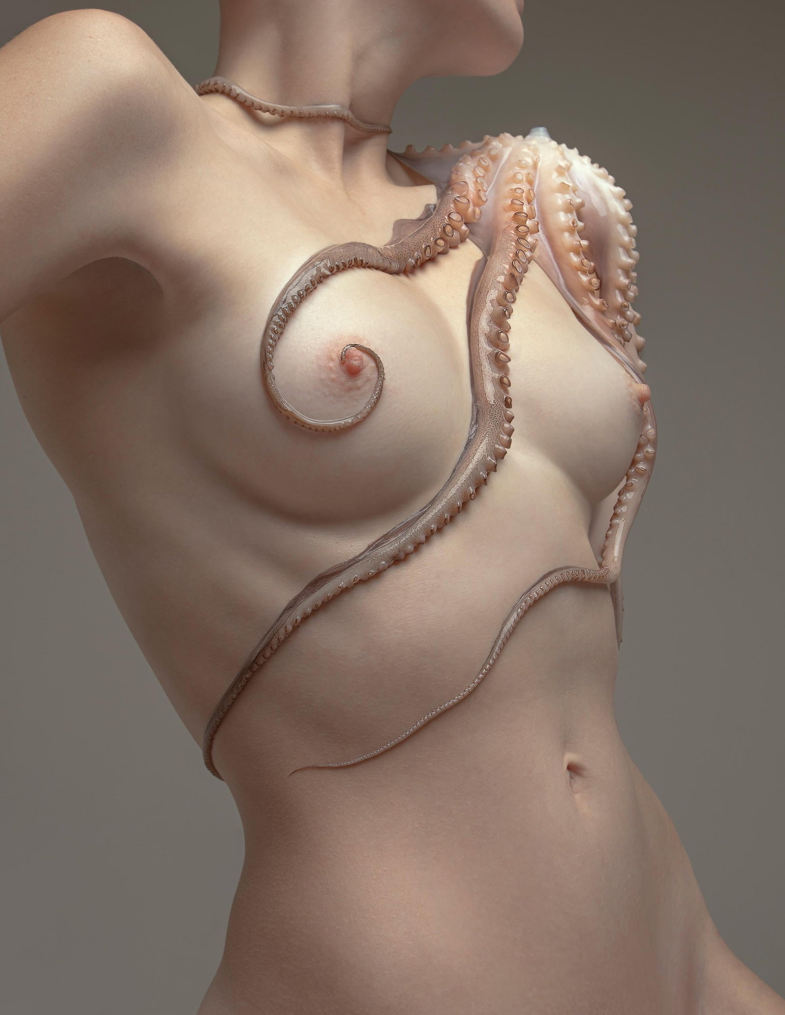 Amas Luna Storm I Nude Photography 36 x 24 Ed. 1/7 by Aaron McPolin: Amas Luna Storm I Nude Photography 36 x 24 Ed. 1/7 by Aaron McPolin "Amas Luna Storm I" is a striking piece of nude photography by Aaron McPolin, created in 2019. This archival giclee print measures 3