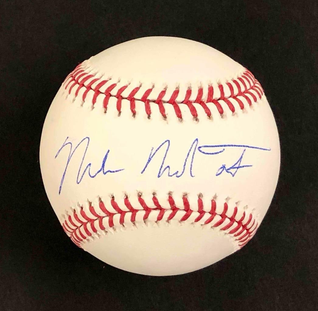 Mike Trout Signed Baseball MLB Authenticated Los Angeles Angels: Mike Trout Signed Baseball MLB Authenticated Los Angeles Angels This is an original signed baseball featuring the full name autograph of Mike Trout, a star player for the Los Angeles Angels in Major L