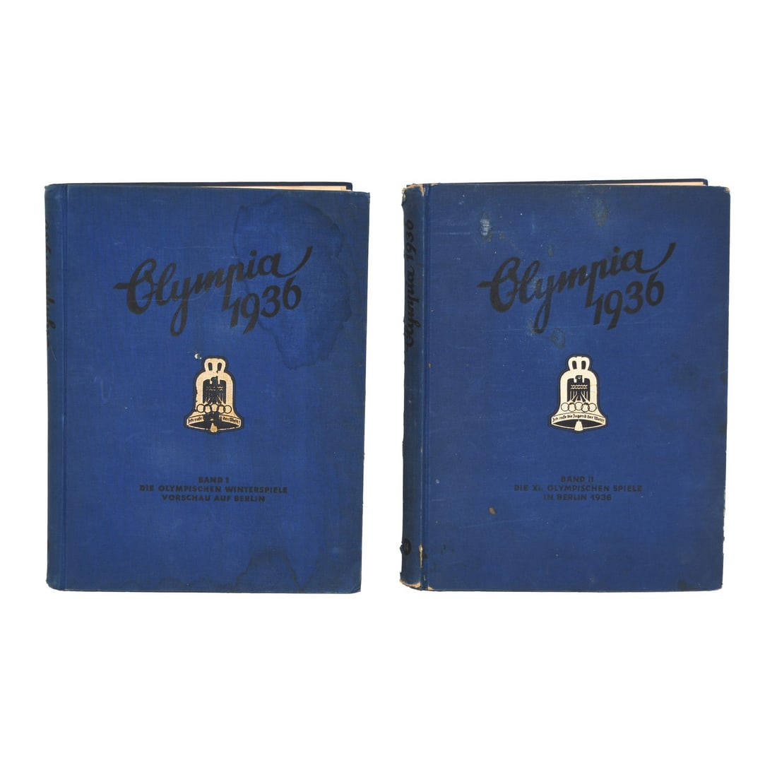 Theodor Lewald 1936 Berlin Olympics Hardcover Book Set Volumes 1 2: Theodor Lewald 1936 Berlin Olympics Hardcover Book Set Volumes 1 2 This set includes two hardcover volumes of the Olympia 1936 Berlin Olympics, authored by Theodor Lewald. Printed in 1935 in Germany,