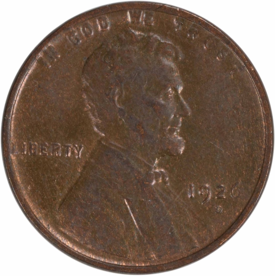 1926-D Lincoln Cent Choice BU Copper Coin Uncertified (1 of 2)