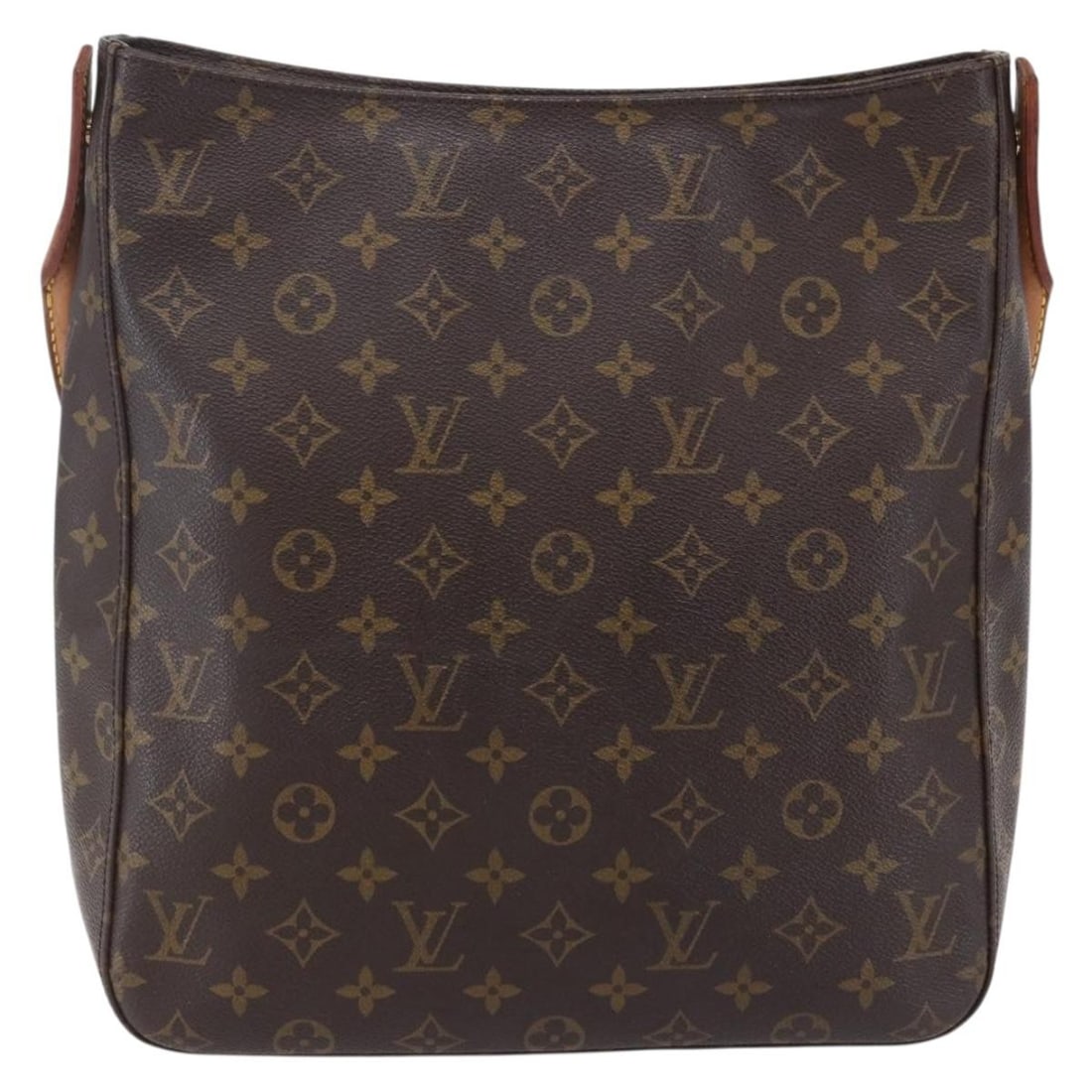 Monogram Canvas Looping Bag by Louis Vuitton Brown 29cm x 32cm x 11cm: Monogram Canvas Looping Bag by Louis Vuitton Brown 29cm x 32cm x 11cm This Louis Vuitton Looping handbag features the iconic Monogram canvas in brown and is designed for women. It offers a spacious in
