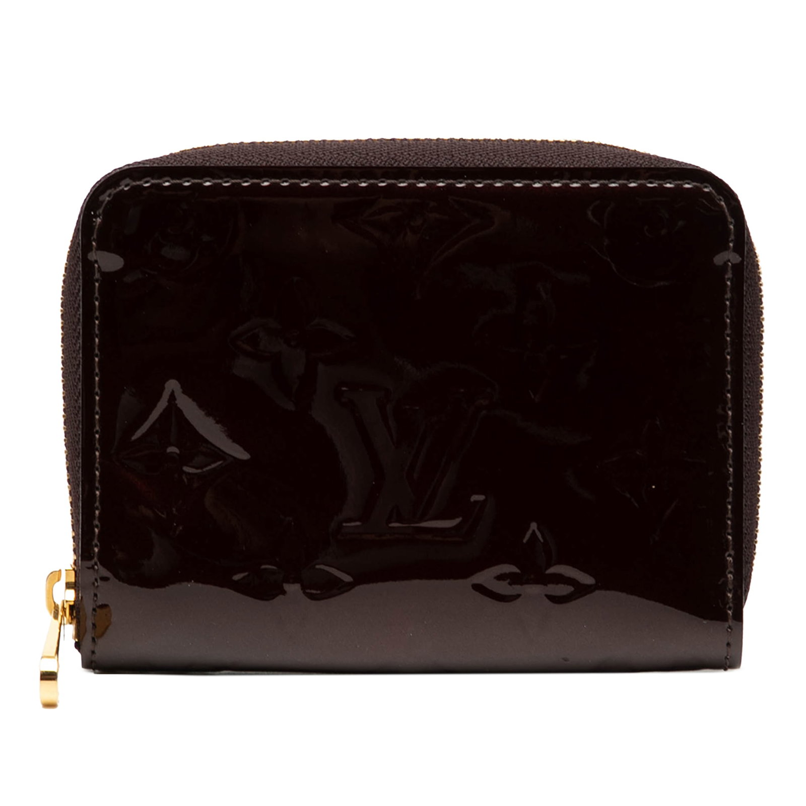 Louis Vuitton Purple Vernis Leather Zippy Coin Wallet: Louis Vuitton Purple Vernis Leather Zippy Coin Wallet This Louis Vuitton Monogram Vernis Zippy Coin Purse is crafted from vernis leather in a purple hue. It features a zip-around closure and interior