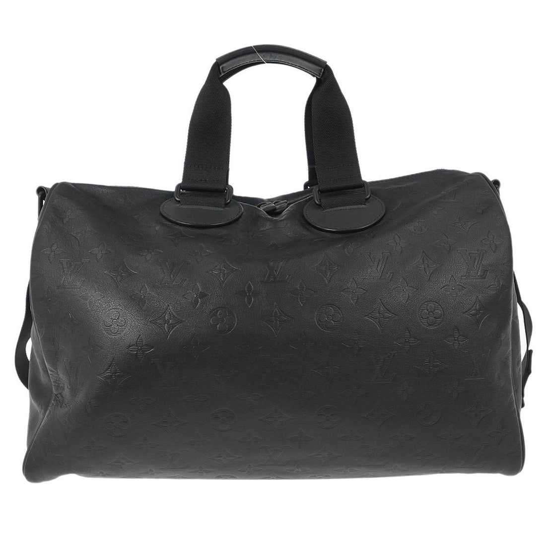 Louis Vuitton Speedy Bandouliere 40 Black Monogram Leather Duffle Bag (1 of 10)
