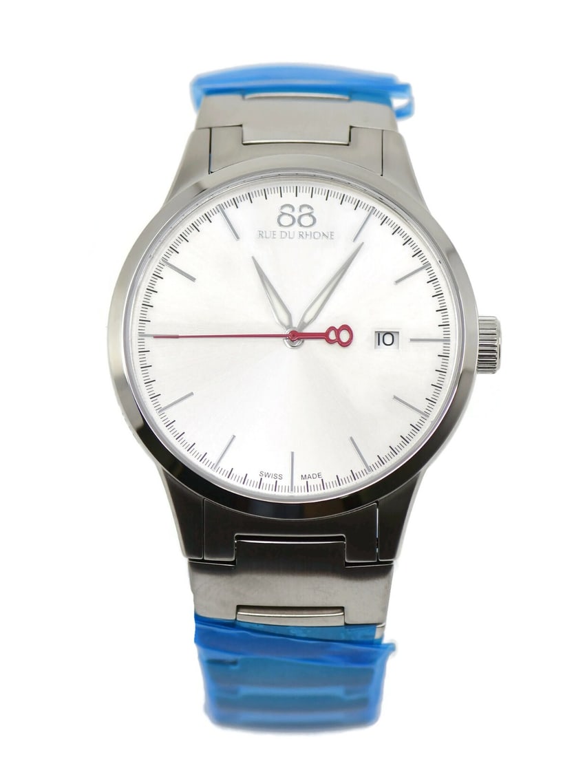 88 Rue Du Rhone 87WA154101 Stainless Steel Quartz Wristwatch: 88 Rue Du Rhone 87WA154101 Stainless Steel Quartz Wristwatch Discover the elegance of the Rue Du Rhone Stainless Steel Watch, model 87WA154101. This wristwatch features a durable stainless steel case
