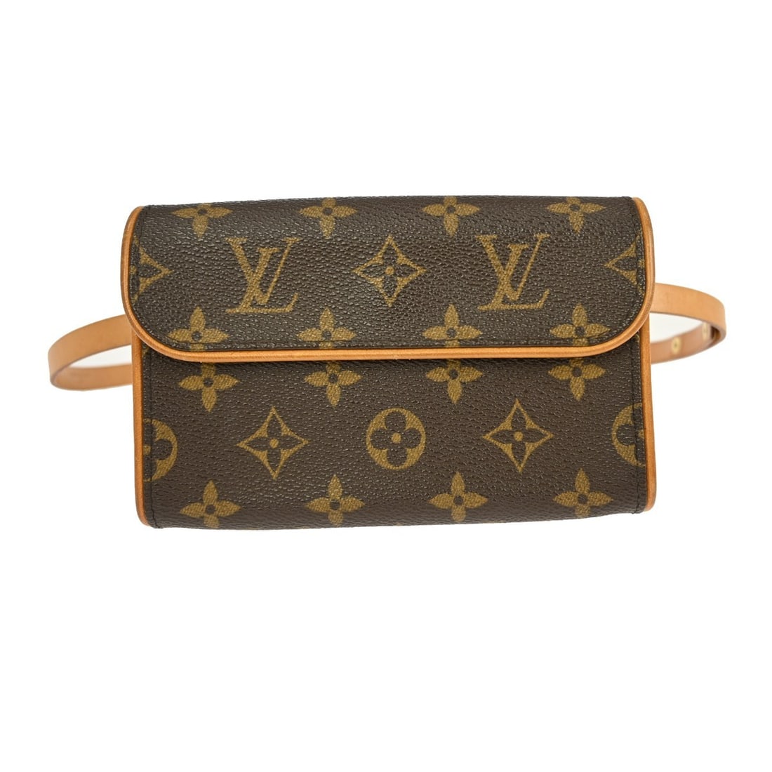 Louis Vuitton Monogram Canvas Florentine Bum Bag for Women: Louis Vuitton Monogram Canvas Florentine Bum Bag for Women The Louis Vuitton Florentine Waist Bag is crafted from monogram canvas in a brown color, designed for women. This pre-owned bag shows visible