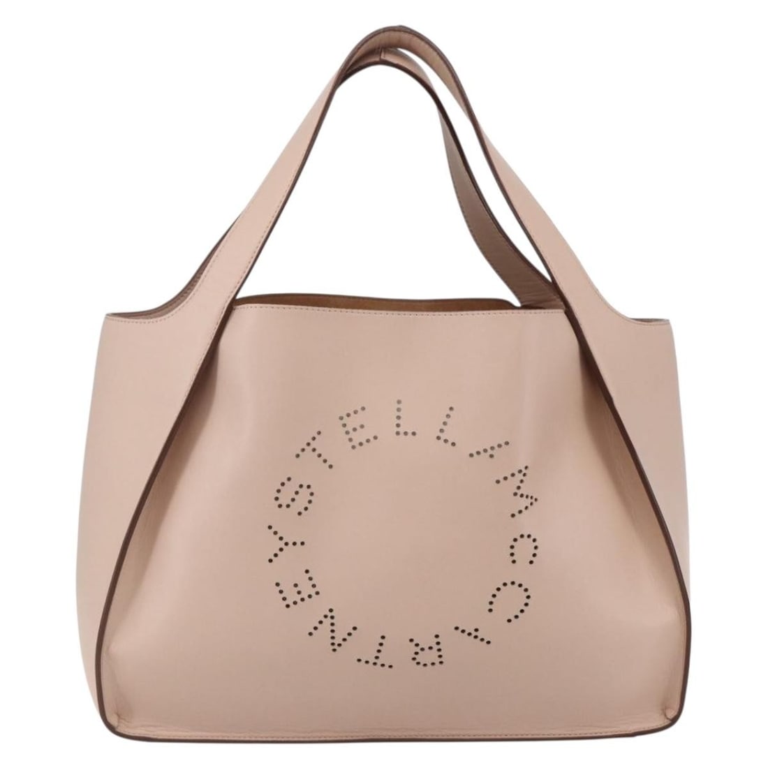 Beige Alter Tote Bag by Stella McCartney in Perforated Synthetic Leather (1 of 18)