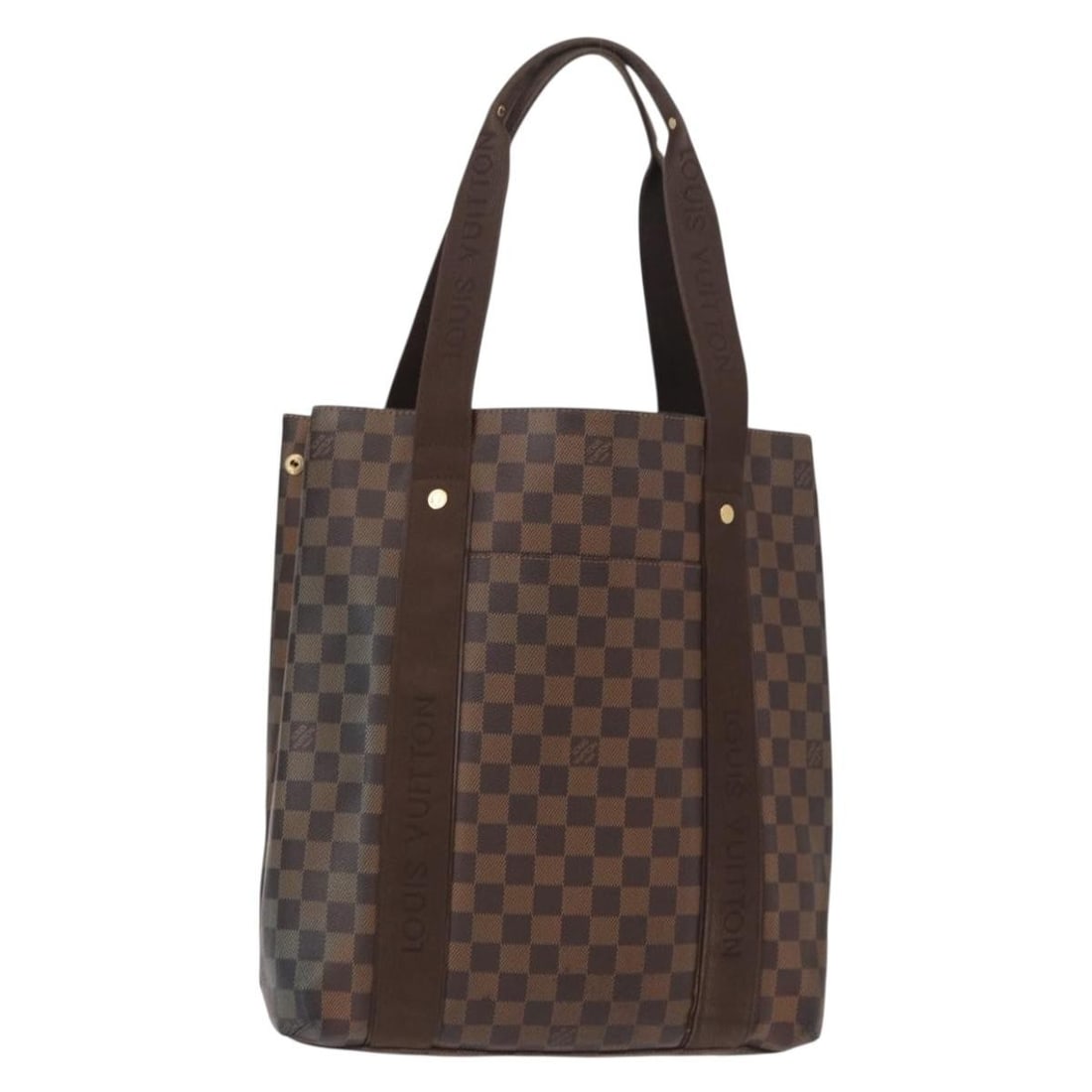 Louis Vuitton Cabas Beaubourg Brown Canvas Tote Bag 36cm x 37cm x 8cm: Louis Vuitton Cabas Beaubourg Brown Canvas Tote Bag 36cm x 37cm x 8cm This Louis Vuitton Cabas Beaubourg is a women's handbag crafted from brown canvas. It features a spacious design with visible sign