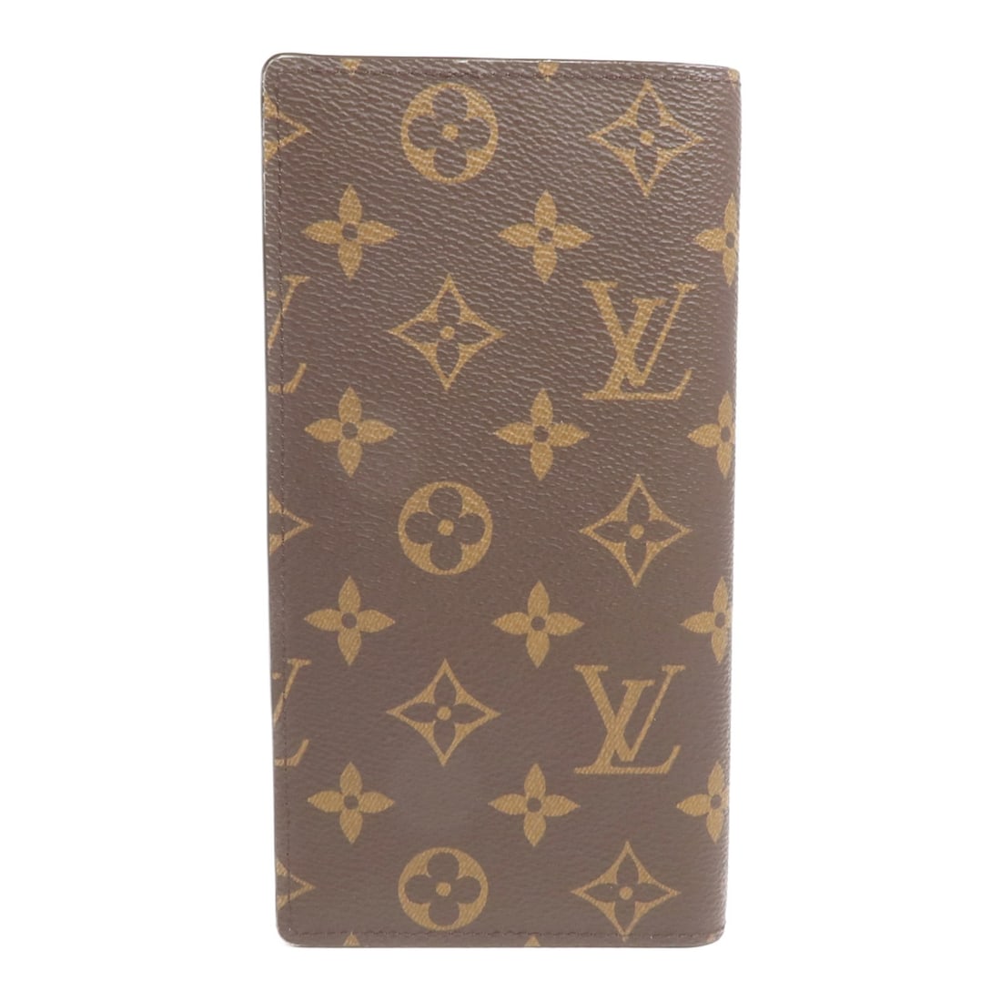 Louis Vuitton Brazza Brown Monogram Canvas Bifold Wallet M66540 Gold Hardware (1 of 14)
