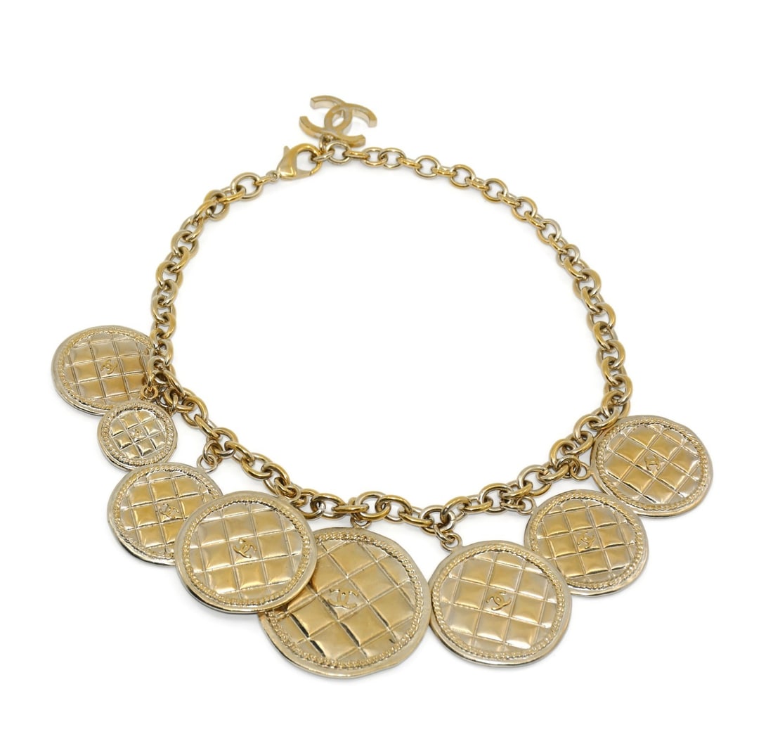 Chanel 8 Medal Pendant Necklace 20 Inches 100% Authentic (1 of 4)