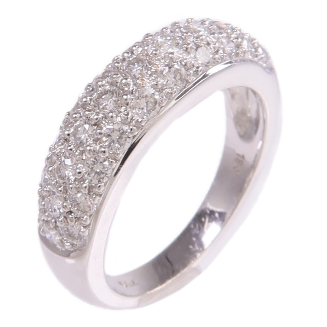 Diamond Women's Ring in 18K White Gold Size 4.75 (1 of 7)