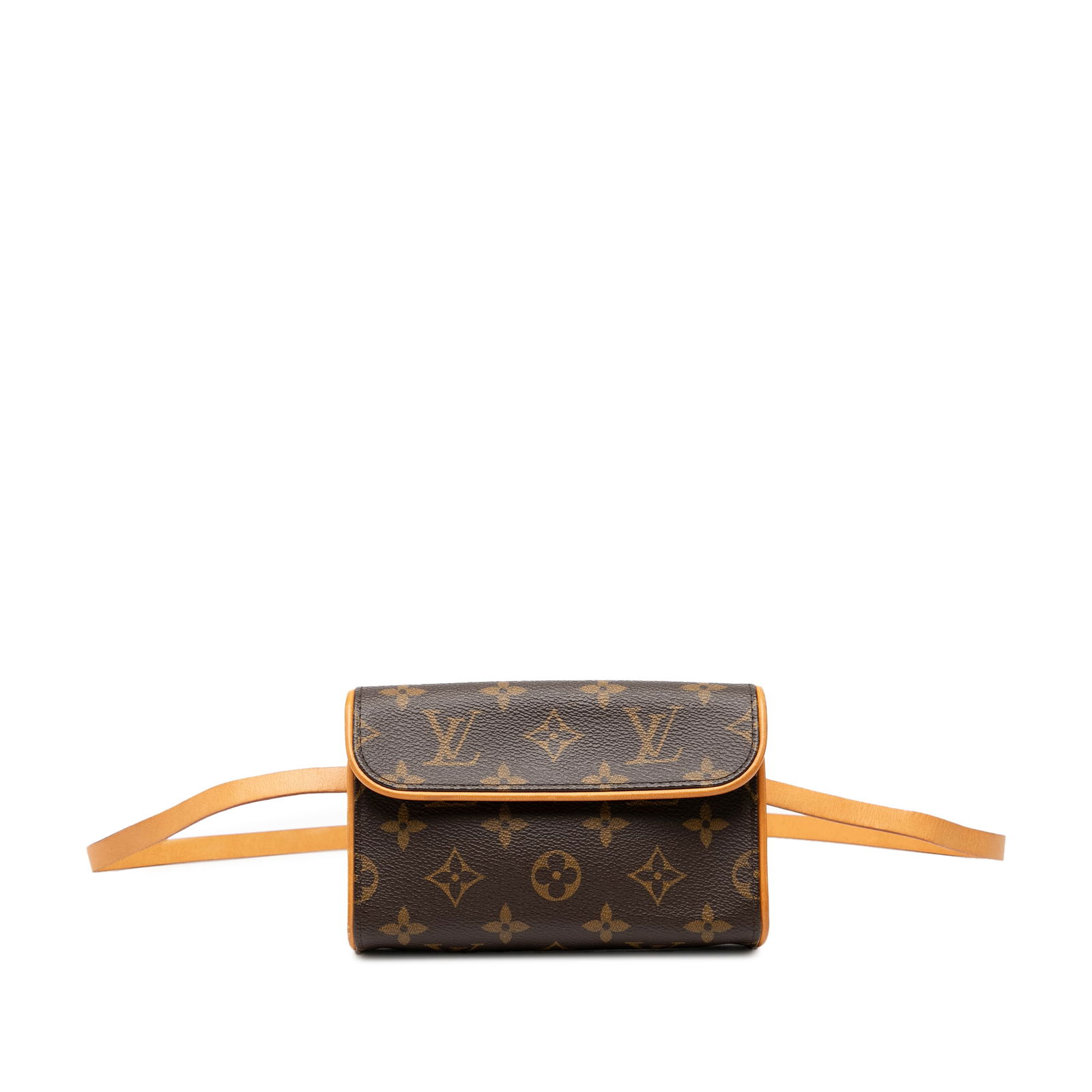 Louis Vuitton Monogram Canvas Pochette Florentine Bag with Detachable Belt Strap: Louis Vuitton Monogram Canvas Pochette Florentine Bag with Detachable Belt Strap The Louis Vuitton Monogram Pochette Florentine is crafted from signature monogram canvas and features a detachable flat
