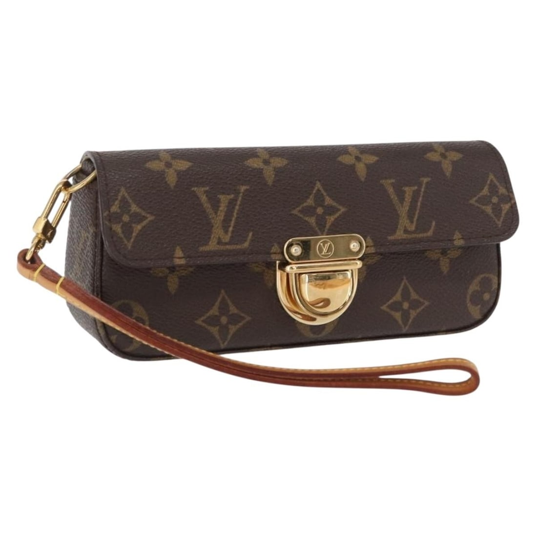 Monogram Canvas Glasses Holder Louis Vuitton M60008 with Dust Bag: Monogram Canvas Glasses Holder Louis Vuitton M60008 with Dust Bag This Louis Vuitton Monogram Pochette Lagoon Glasses Case features a durable monogram canvas exterior with subtle signs of reasonable w