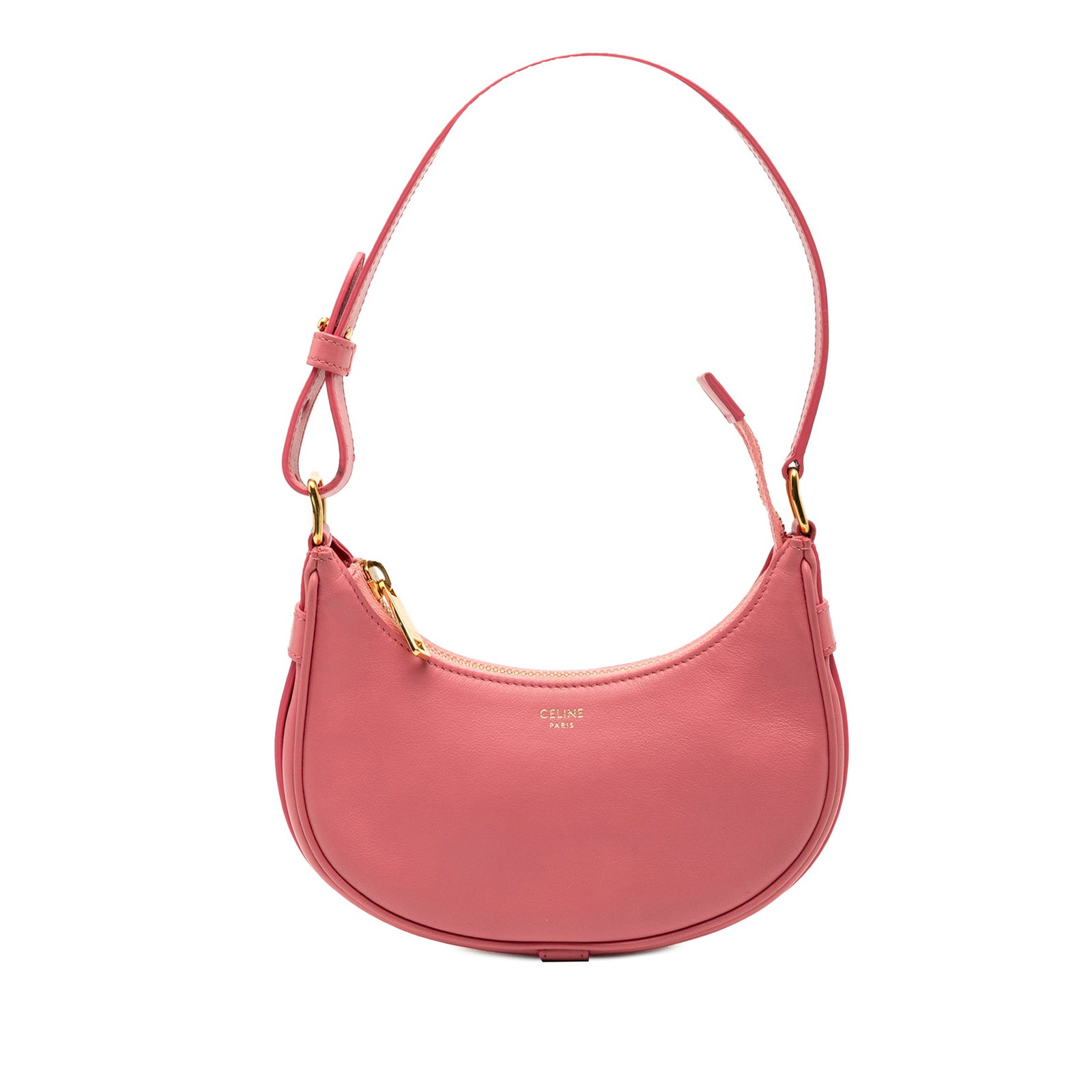 Celine Leather Ava Shoulder Bag Pink Italian Design (1 of 9)