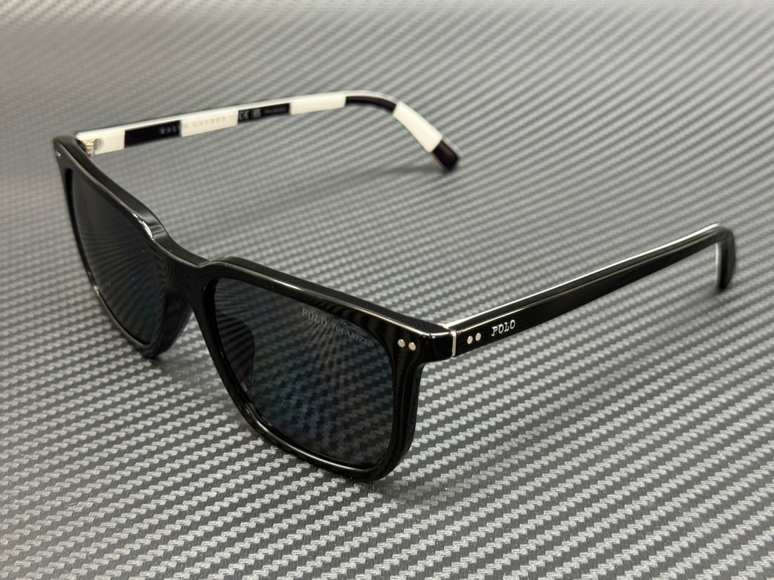 Polo Ralph Lauren PH4224U 500181 Black Grey Polarized Sunglasses (1 of 5)