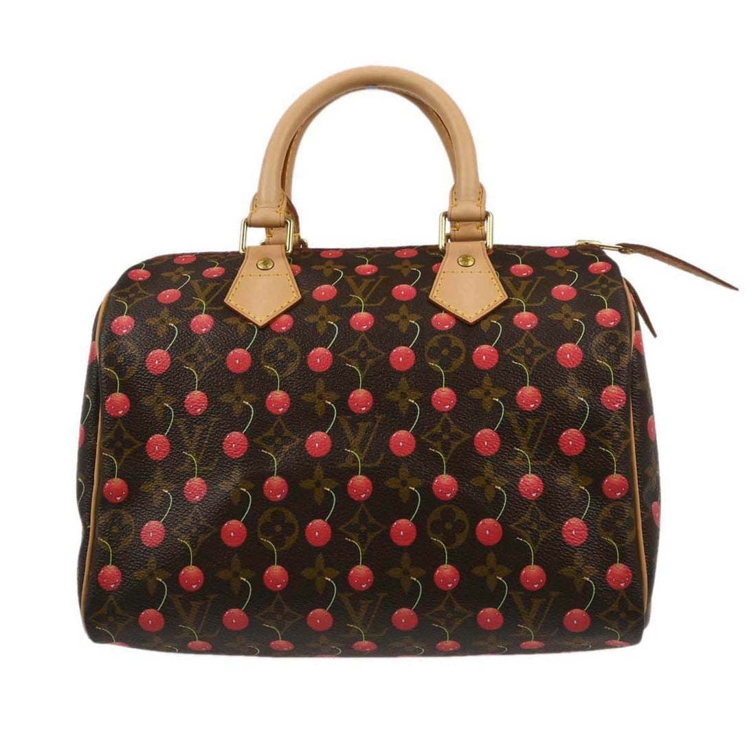 Louis Vuitton Speedy 25 Cherry Monogram Canvas Small Duffle Bag M95009 (1 of 11)