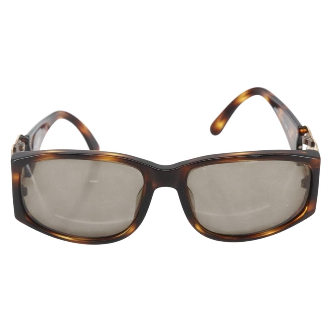 Chanel Brown Plastic CC Logo Sunglasses for Women (1 of 11)