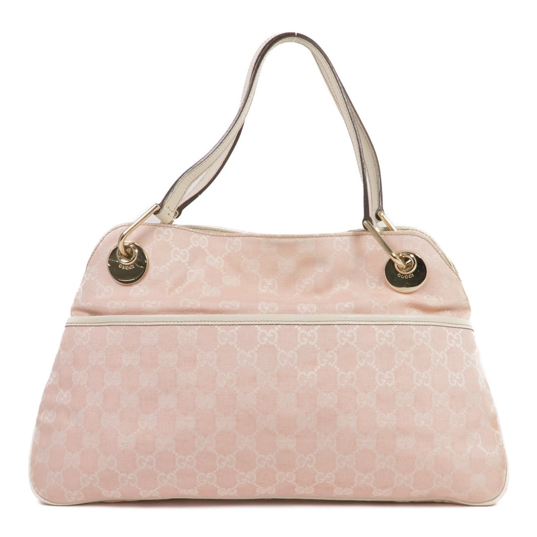 GUCCI GG Canvas Shoulder Bag Pink GHW Made in Italy: GUCCI GG Canvas Shoulder Bag Pink GHW Made in Italy Elevate your accessory collection with this GUCCI GG GHW Shoulder Bag, crafted from durable GG canvas in a chic pink hue. This stylish shoulder bag