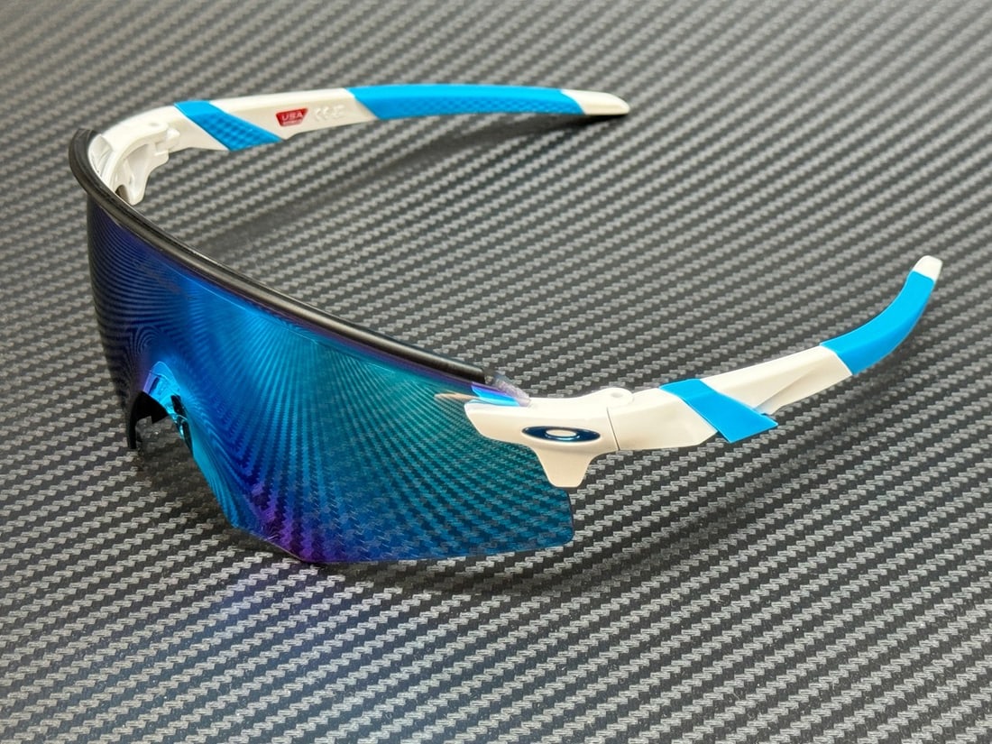 Oakley OO9471 05 Prizm Sapphire 60mm White Sunglasses (1 of 5)
