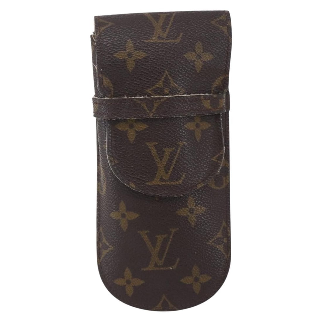 Louis Vuitton Etui a Lunette Brown Canvas Unisex Glasses Case: Louis Vuitton Etui a Lunette Brown Canvas Unisex Glasses Case This Louis Vuitton Etui a Lunette glasses case is crafted from brown canvas and designed for unisex use. Made in France, this pre-owned ac