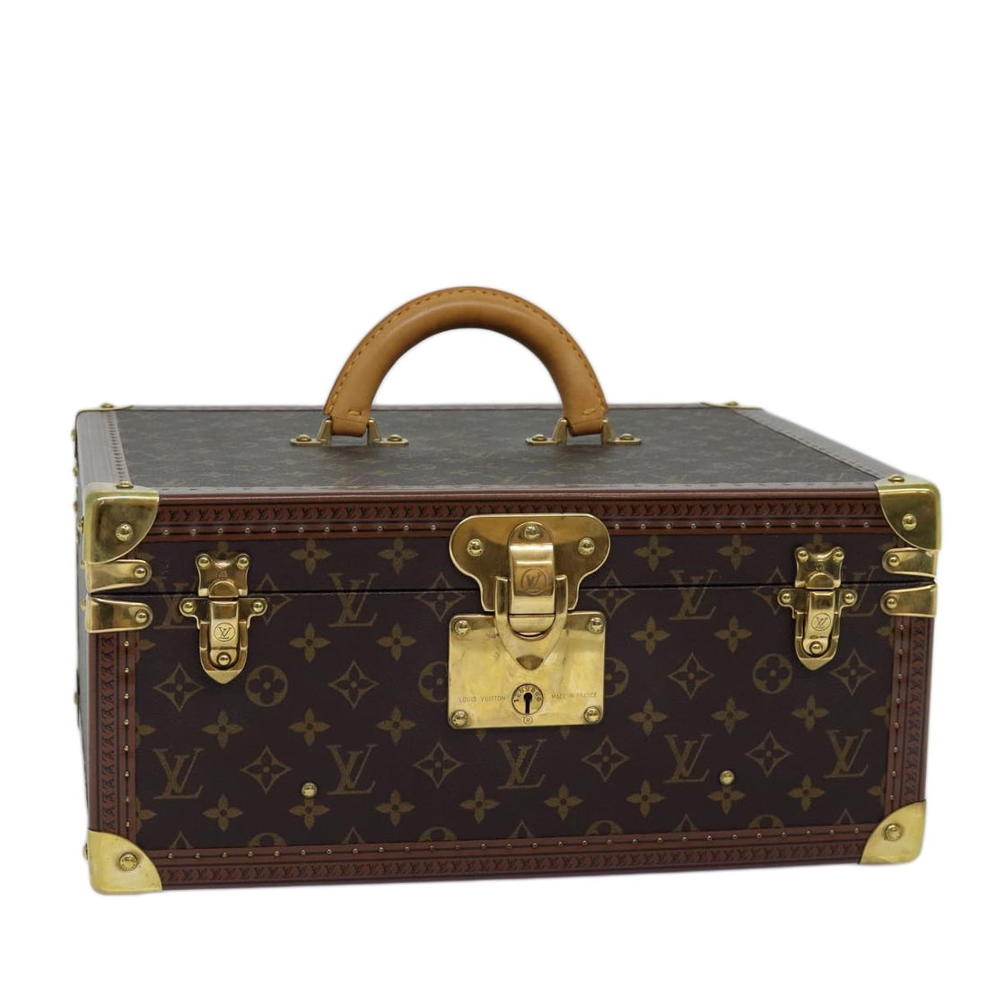 LOUIS VUITTON Monogram Attache Case Trunk with Dust Bag and Keys (1 of 18)