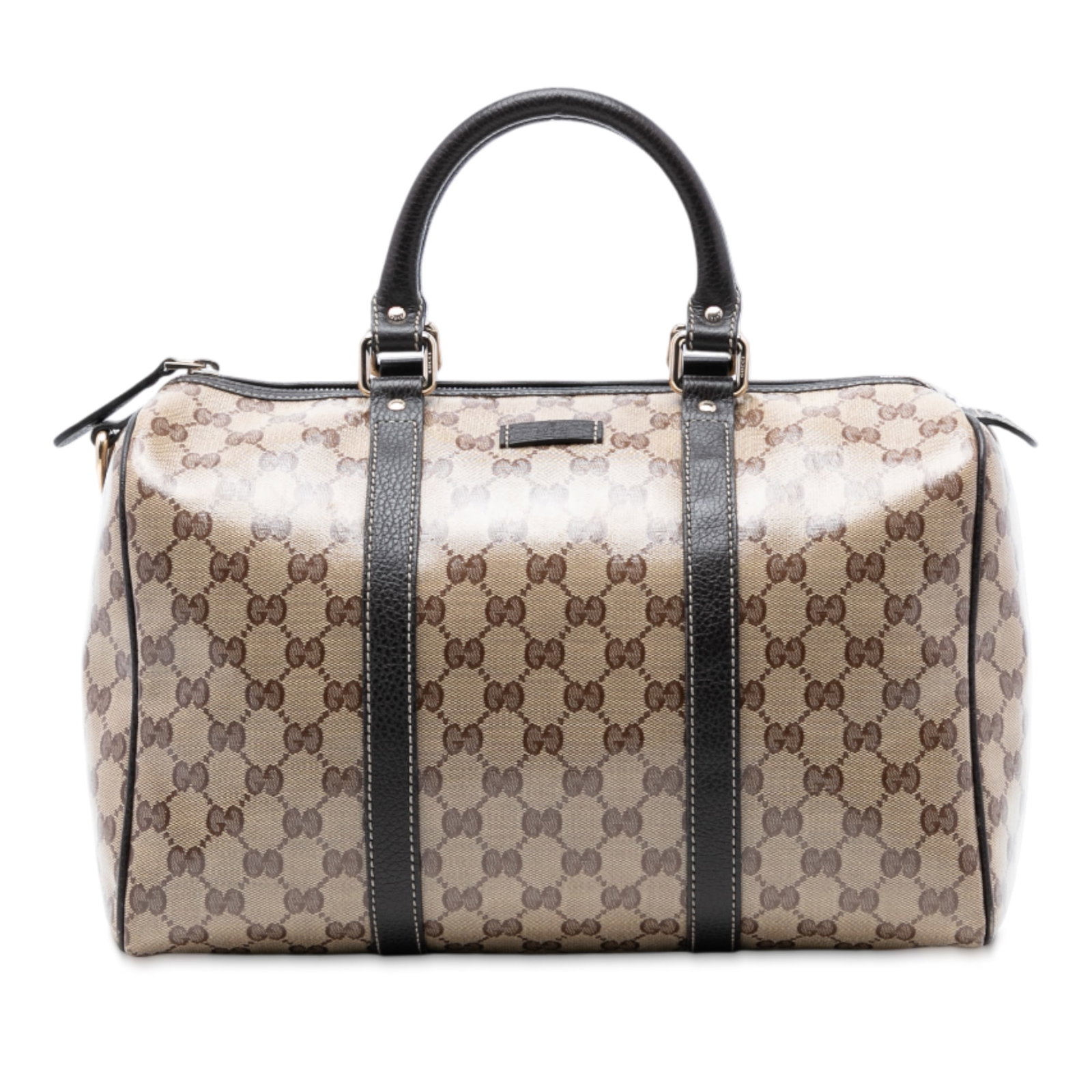 Gucci Joy Boston Bag Medium GG Crystal Coated Canvas with Leather Trim (1 of 7)