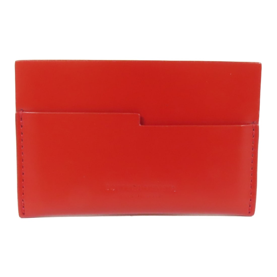 Bottega Veneta Red Leather Card Case Made in Italy (1 of 11)