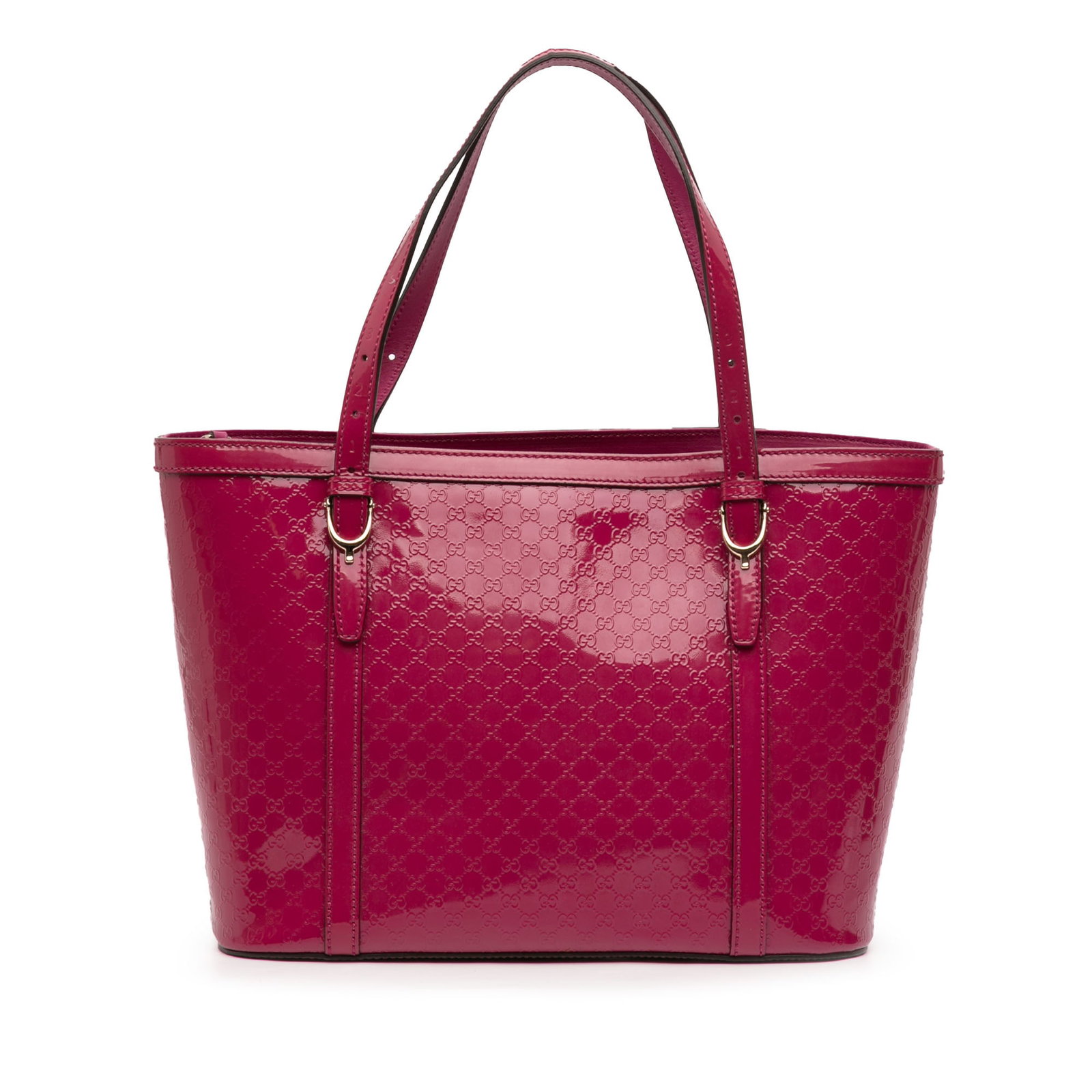 Pink Patent Leather Microguccissima Nice Tote Bag by Gucci (1 of 8)