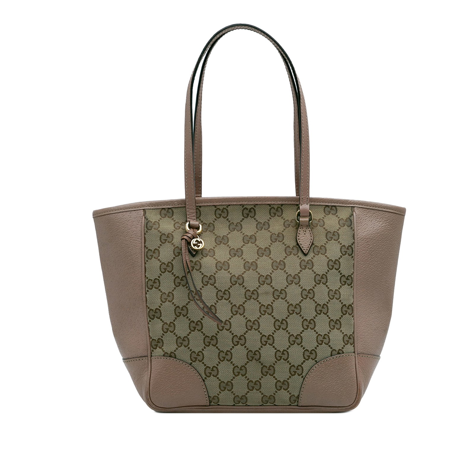Gucci GG Canvas Bree Tote Bag with Leather Trim (1 of 11)