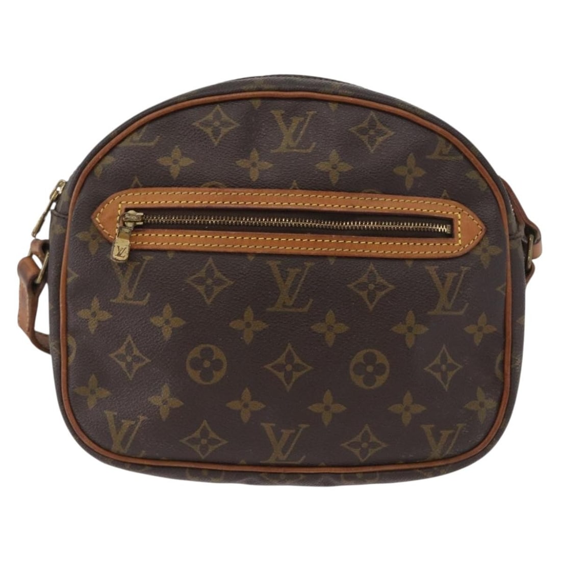 Louis Vuitton Senlis Monogram Canvas Brown Shoulder Bag: Louis Vuitton Senlis Monogram Canvas Brown Shoulder Bag The Louis Vuitton Senlis shoulder bag features the brand's signature Monogram canvas in brown, designed for women. The bag shows signs of use, i