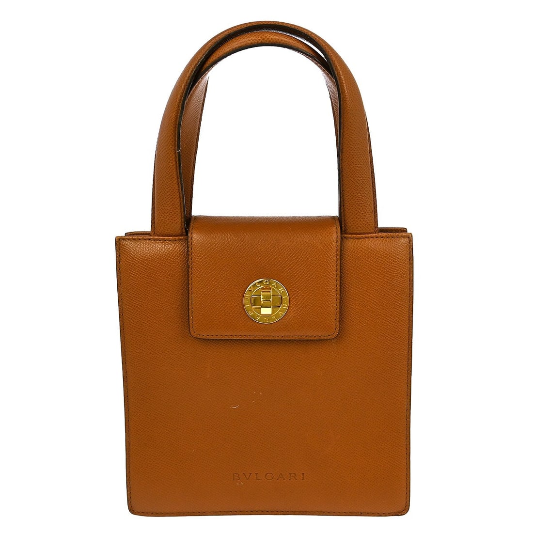 Bvlgari Medium Brown Leather Hobo Shoulder Bag from Italy (1 of 10)