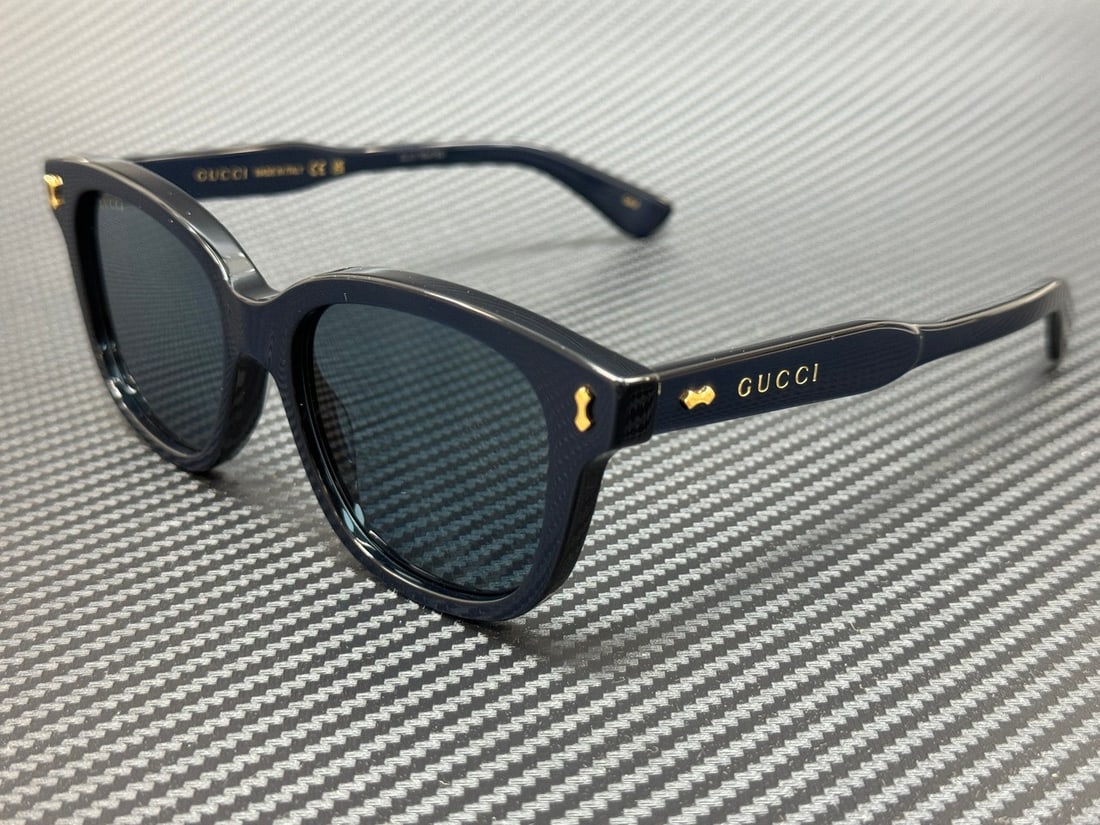 Gucci GG1264S 002 Blue Men's Sunglasses with Authenticity Certificate (1 of 5)