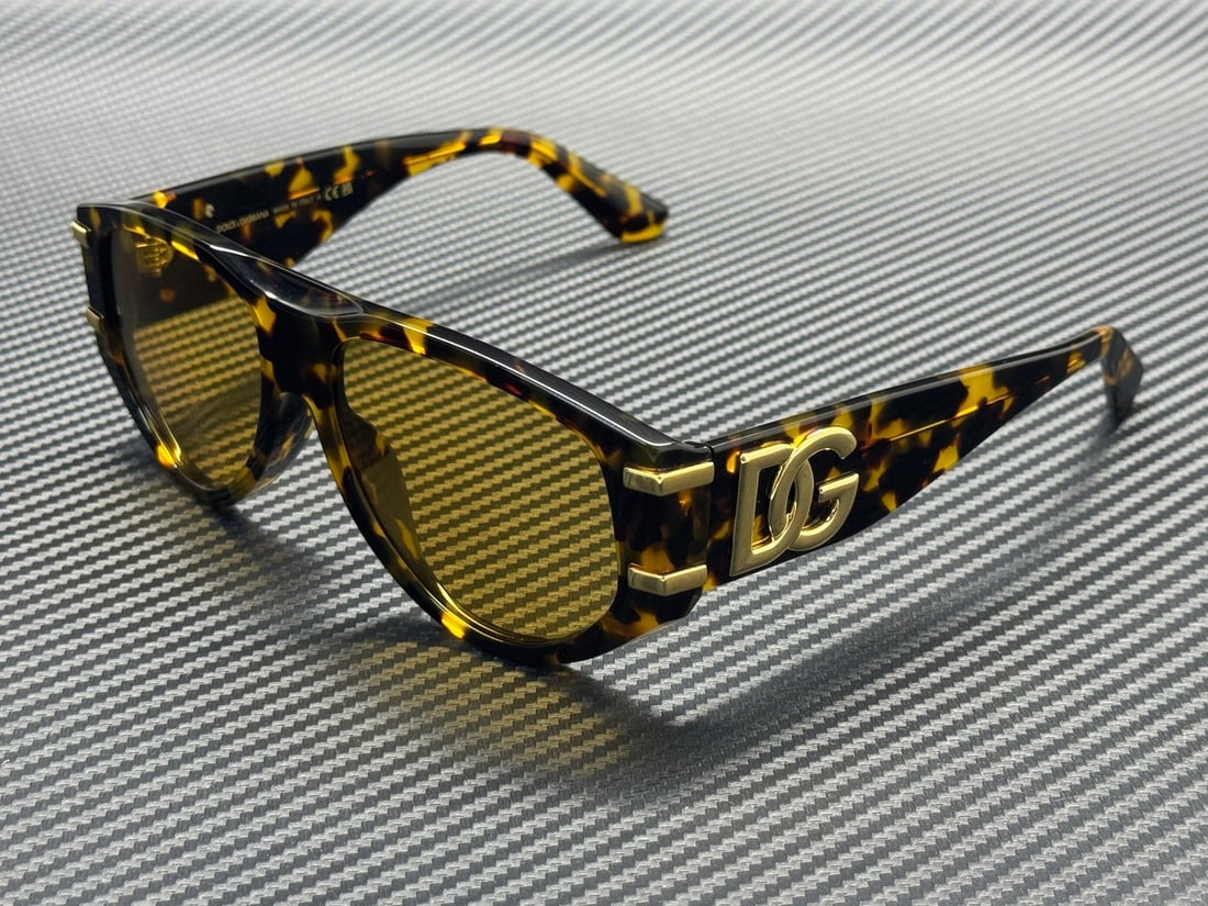 Dolce&Gabbana DG4499 Yellow Havana Women's Sunglasses 57mm (1 of 5)