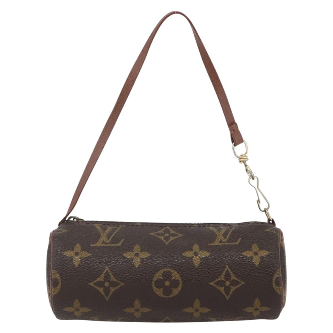 Papillon Pochette by Louis Vuitton Monogram Brown Canvas Handbag: Papillon Pochette by Louis Vuitton Monogram Brown Canvas Handbag This Louis Vuitton Papillon Pochette features the classic Monogram Canvas in brown. Designed for women, it is crafted in France and sho
