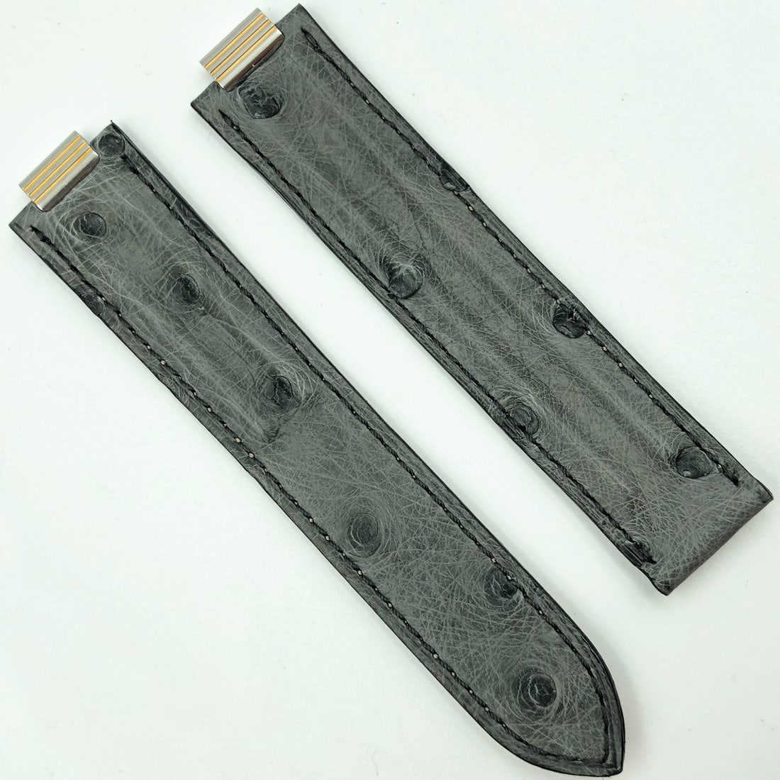 Cartier 10mm Gray Alligator Leather Deployant Strap 5806A22OEHE (1 of 2)