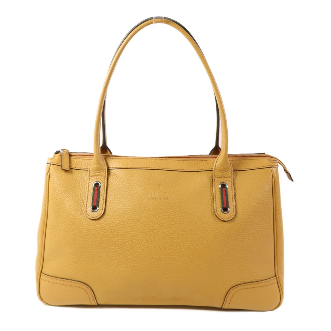 GUCCI 293599 Brown Calfskin Leather Shoulder Bag (1 of 17)