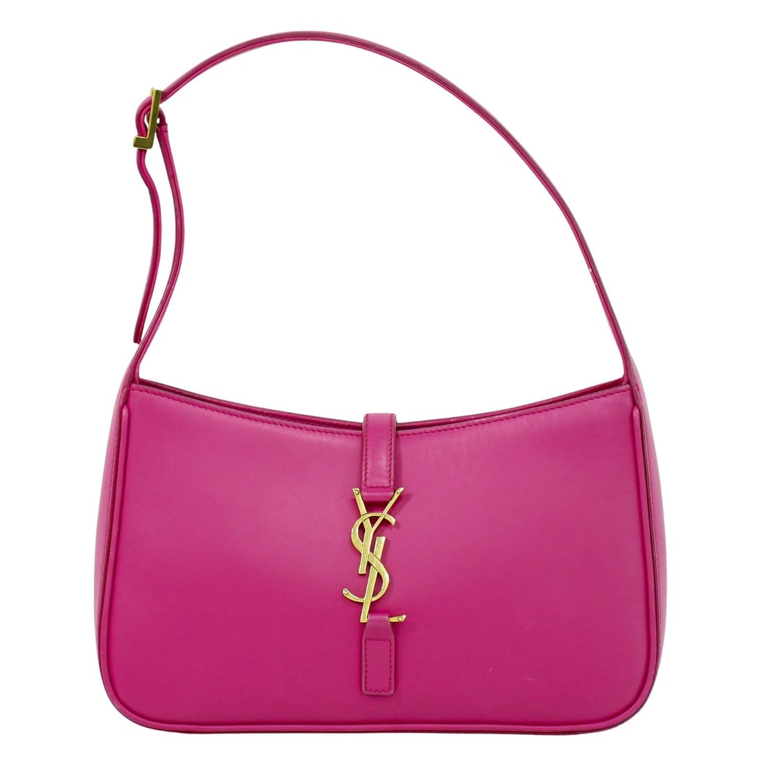 Saint Laurent Pink Leather Le 5 a 7 Hobo Bag 24.5cm (1 of 15)