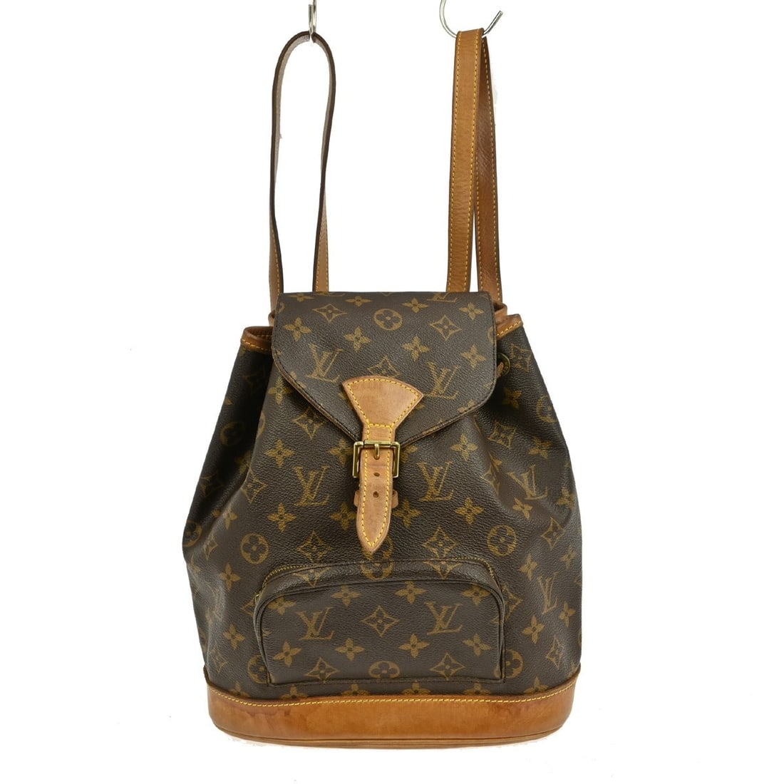 Louis Vuitton Montsouris MM Monogram Canvas Medium Brown Backpack M51136 (1 of 10)