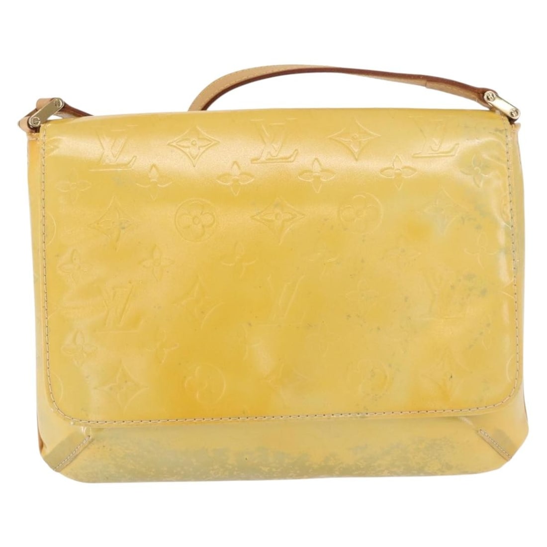 Thompson Street Yellow Patent Leather Shoulder Bag by Louis Vuitton (1 of 18)