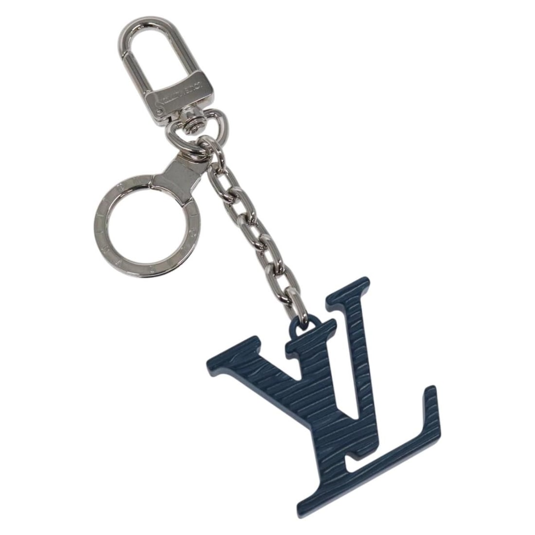 Louis Vuitton Blue Metal LV Initials Key Holder M67148 with Dust Bag and Box (1 of 9)