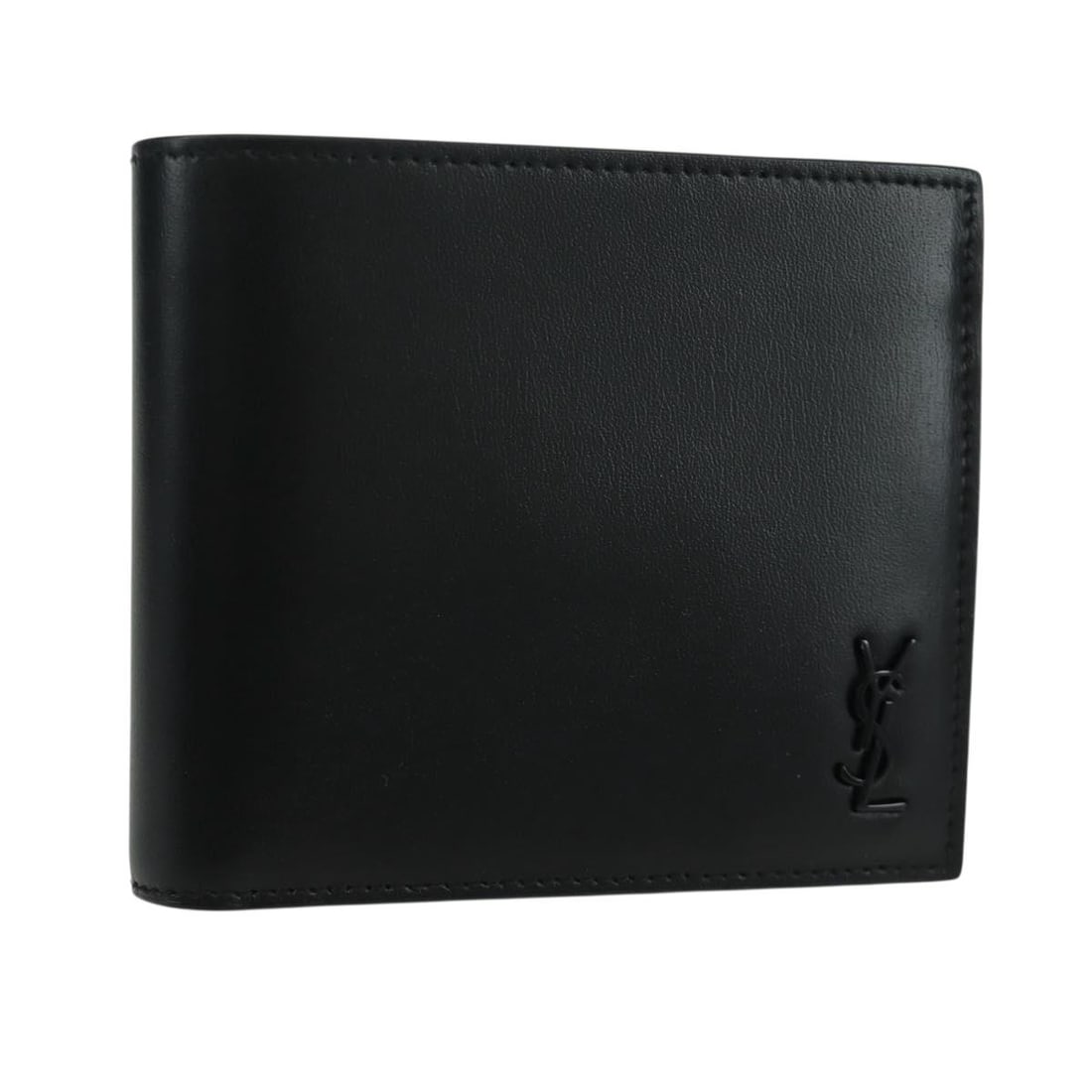 Black Leather Wallet by SAINT LAURENT for Women with Box (1 of 18)