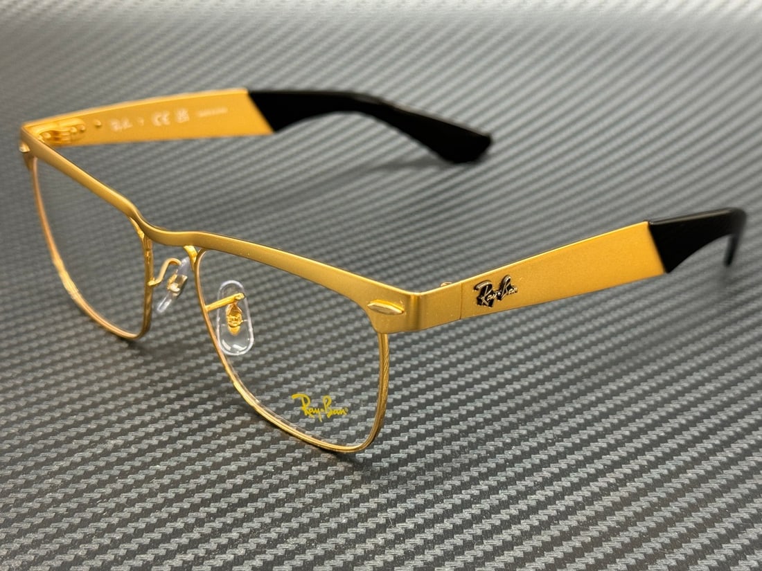 Ray-Ban RX3875V 3191 Legend Gold Unisex Eyeglasses 53mm: Ray-Ban RX3875V 3191 Legend Gold Unisex Eyeglasses 53mm Experience style and comfort with the Ray-Ban RX3875V 3191 eyeglasses. Designed for both men and women, these unisex frames are presented in a s